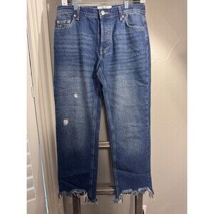 Free People WE THE FREE Raw Hem Jeans Women Size 26
